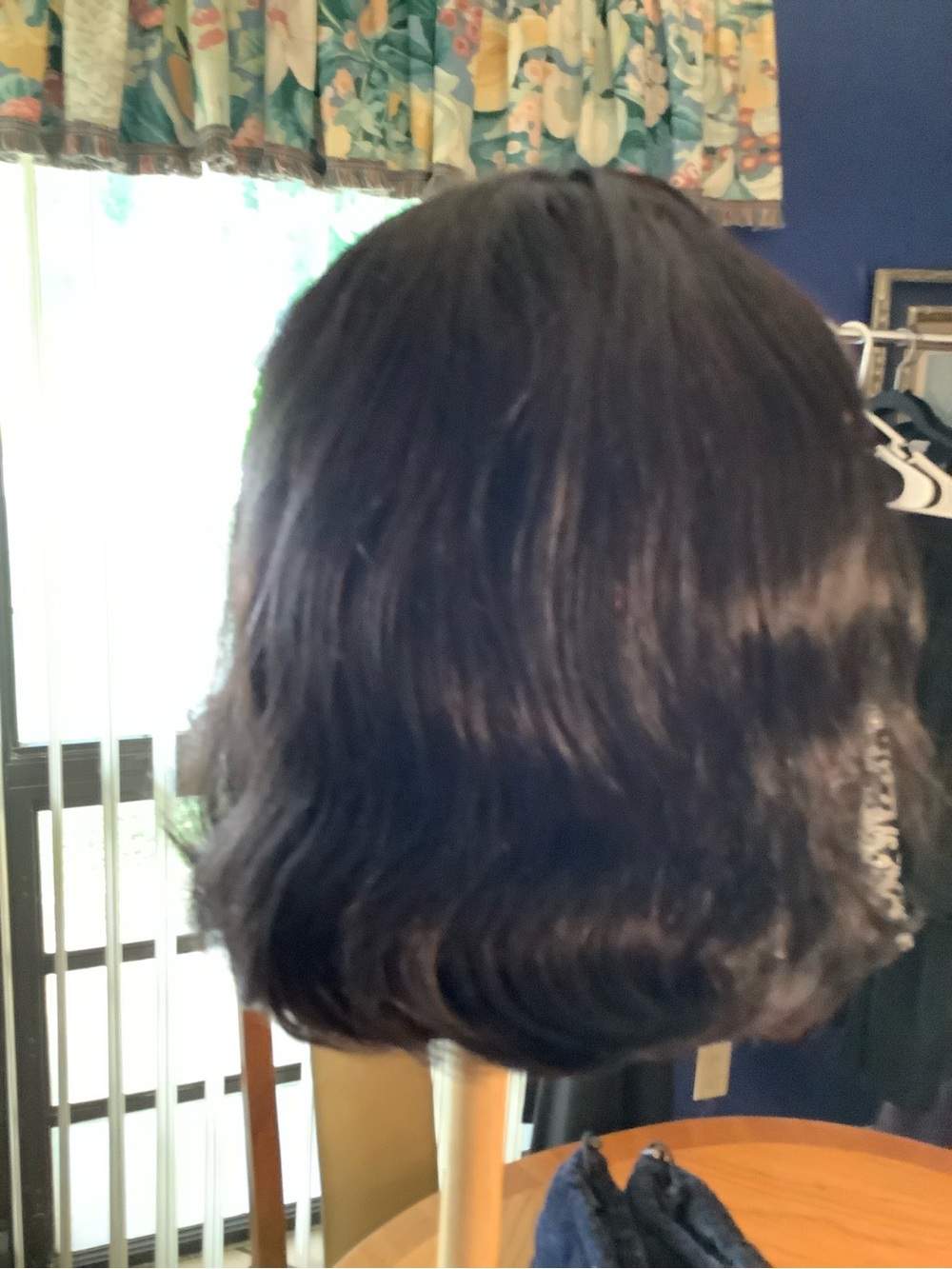 OMGHERHAIR Short Wavy Black Women's  Human Hair Wig